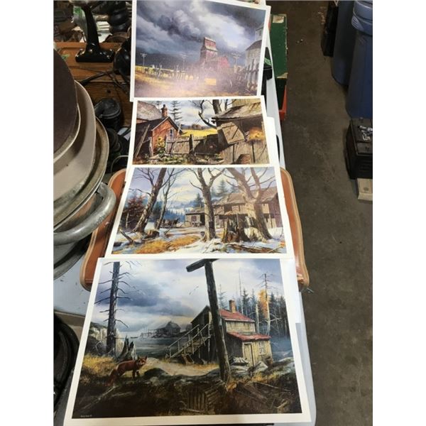 Misc.  Art Prints, some Western