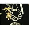 Image 3 : Lot of rhinestone jewelry - pins, earrings, etc.(241)