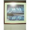 Image 2 : Double matted and framed Nuremburg, 195/600 "Night Light, frame is 29 x 30 (242)