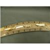 Image 4 : Fabulous ivory crib board, fossilized ivory cocoa brown color, 17.5" tusk, two seals, walrus, and po