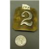 Image 1 : Civil war belt buckle with the number 2 on it (3)