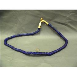 Set of 36" cobalt blue trade beads (3)