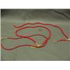 Image 1 : Three strands of red heart trade beads (3)