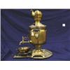 Image 1 : Samovar with tray, tea pot, chimney and dip pan 20" tall, (3)
