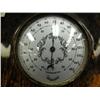 Image 2 : Burl wood clock and thermometer (241)