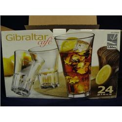 Box of new Libbey glasses (241)