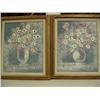 Image 1 : Two original oils by Thomas Pell, flower vases framed: 26 x 22 (241)