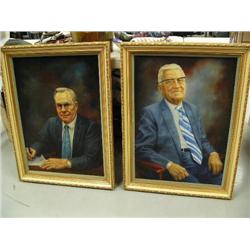 Two original oil paintings of Sig Wald by Farrell Kennedy 1973 (241)