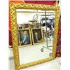 Image 1 : Large beveled framed gilded mirror 37 x 48 (241)