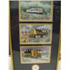 Image 4 : Two Alaska RR pictures by J Cote Seuter, Double matted and framed, one has silver coin, the other is