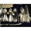 Image 7 : Large assortment of silver ware, serving pieces, (241)