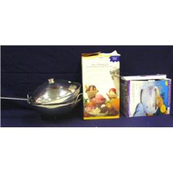 Stainless steel pans, yogurt mocker, Remington heat treatment system (241)