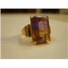 Image 2 : 10K .2 oz, two tone citrine, 16 carat stone (241)