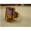 Image 3 : 10K .2 oz, two tone citrine, 16 carat stone (241)