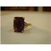 Image 3 : Appx .5 carat amythyst with 6 diamonds that are about  .10 carats each 14k (241)