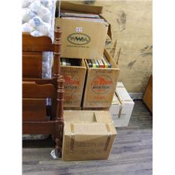 Seven boxes of old records (253)