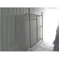 Double bed, springs and frame (212)