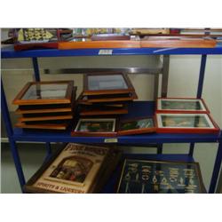 Shelf of shadow boxes (8888)