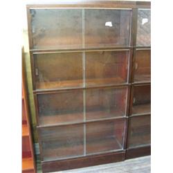 CHOICE ON TWO: mahogany book cases (253)