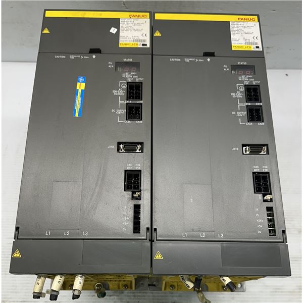(2) Fanuc #A06B-6091-H118 Power Supply Modules