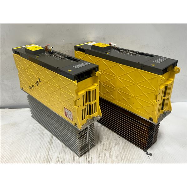 (2) Fanuc #A06B-6096-H208 Servo Amplifier Modules