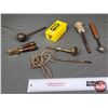 Image 1 : Reloading Tools including Ball Moulds, Powder Measure,  Ladle, Lead Balls, etc (SEE PICS!)   (Listin