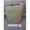 Image 1 : US Army Metal Gas Can (c.1985) (18-1/2"H x 13"W x 6"D)  (SEE PICS!)  (Listing & Descriptions are a G