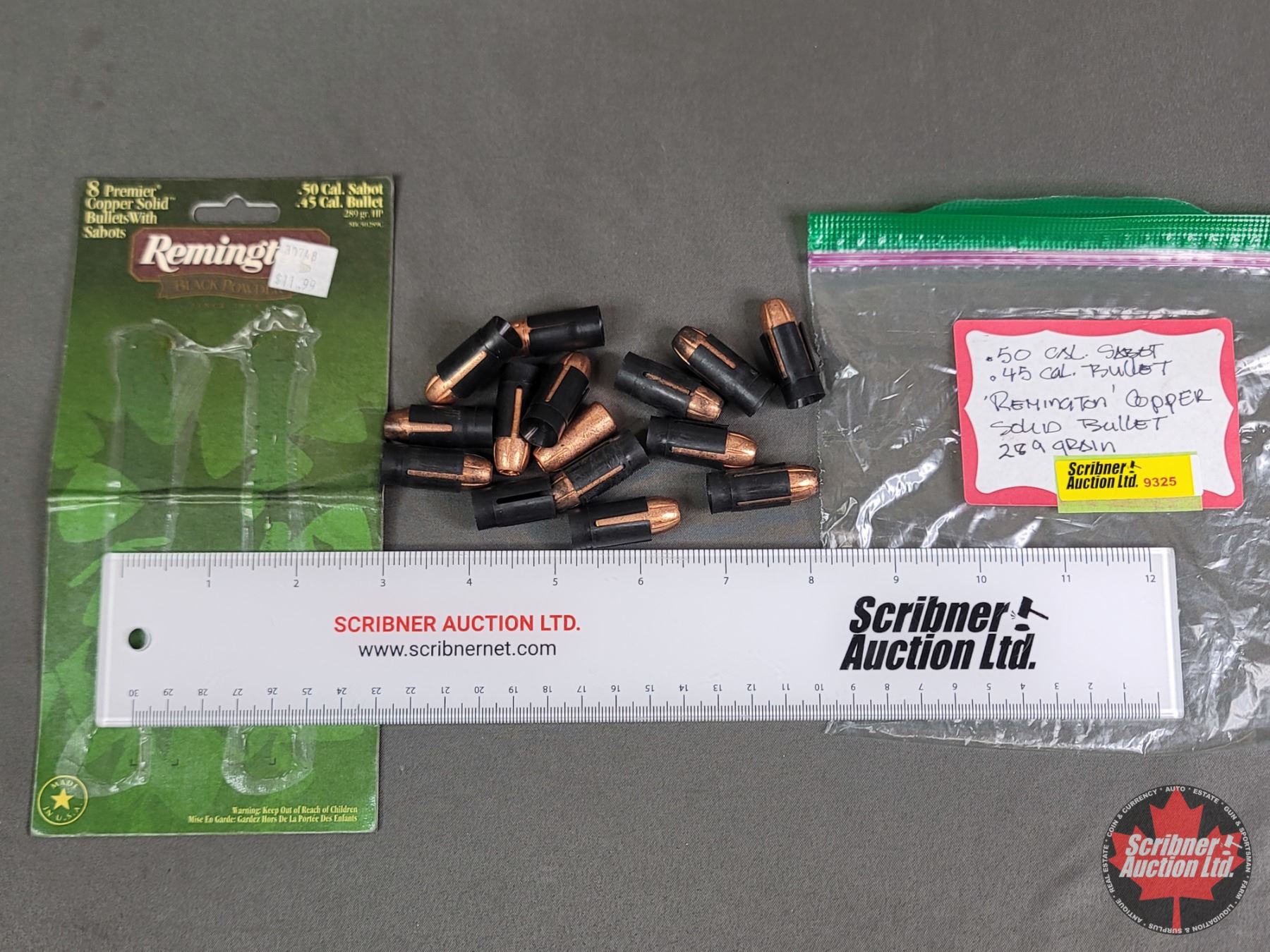 Remington 100% Copper .50cal Saboted Bullets (289gr) (14 Count) (SEE ...