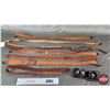 Image 1 : Leather Slings (7) & Belt Cylinder Holders (2) (SEE PICS!)  (Listing & Descriptions are a GUIDE ONLY