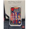Image 2 : RCM 2009 Playing Card Money Series - King of Hearts (Sterling) (SEE PICS!)  (Listing & Descriptions 