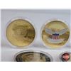 Image 7 : Variety of TRUMP Medallions (5) Color & Non-Color (SEE PICS!)  (Listing & Descriptions are a GUIDE O