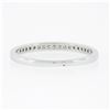 Image 8 : Classic Tiffany & Co. Platinum 0.26 ctw Channel Round Diamond Wedding Band Ring