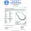 Image 4 : 29.41 ctw Emerald and 6.69 ctw Diamond 14K White Gold Necklace