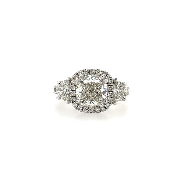 4.28 ctw Diamond Ring - 14T White Gold