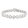 Image 1 : 12.13 ctw G to H COLOR I1 to I2 CLARITY Diamond Platinum Tennis Bracelet