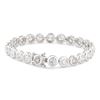 Image 2 : 12.13 ctw G to H COLOR I1 to I2 CLARITY Diamond Platinum Tennis Bracelet