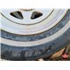 Image 8 : Pallet Lot: - Trailer Tires on Rims (2): 205-75R15 & ST205-75D15 & Torsion Bar & Bike Rack HItch