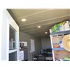 Image 8 : White 20-Foot Shipping Container, Modified w/ End Door - See Video (contents not included)
