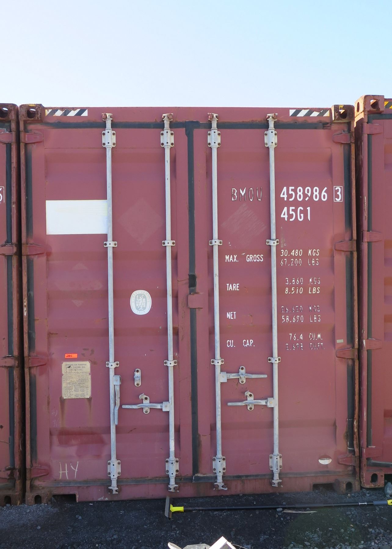 Red40 Container Red 40-Foot Shipping Container (contents not included). See pickup ...