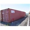 Image 2 : Red 40-Foot Shipping Container (contents not included). See pickup schedule below
