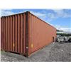 Image 8 : Red 40-Foot Shipping Container (contents not included). See pickup schedule below