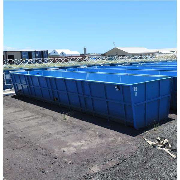 One 4-Section Water Tank 30’L x 88"W x 55"H (assembled). See pickup schedule below