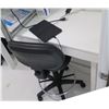 Image 1 : White Table 54" x 18" x 36"H w/ Chair (contents not included)