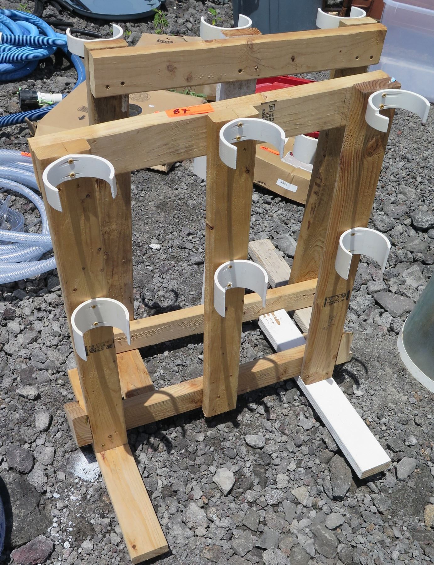 Phase Two Canister Racks Wooden Multi-Canister Rack