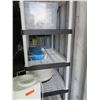 Image 2 : White Plastic Shelving Unit 34" x 24" x 72"H (contents not included)