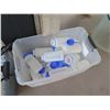 Image 2 : Qty 2 Bins Multiple Plastic Nalgene Bottles & Conoco Sprayers
