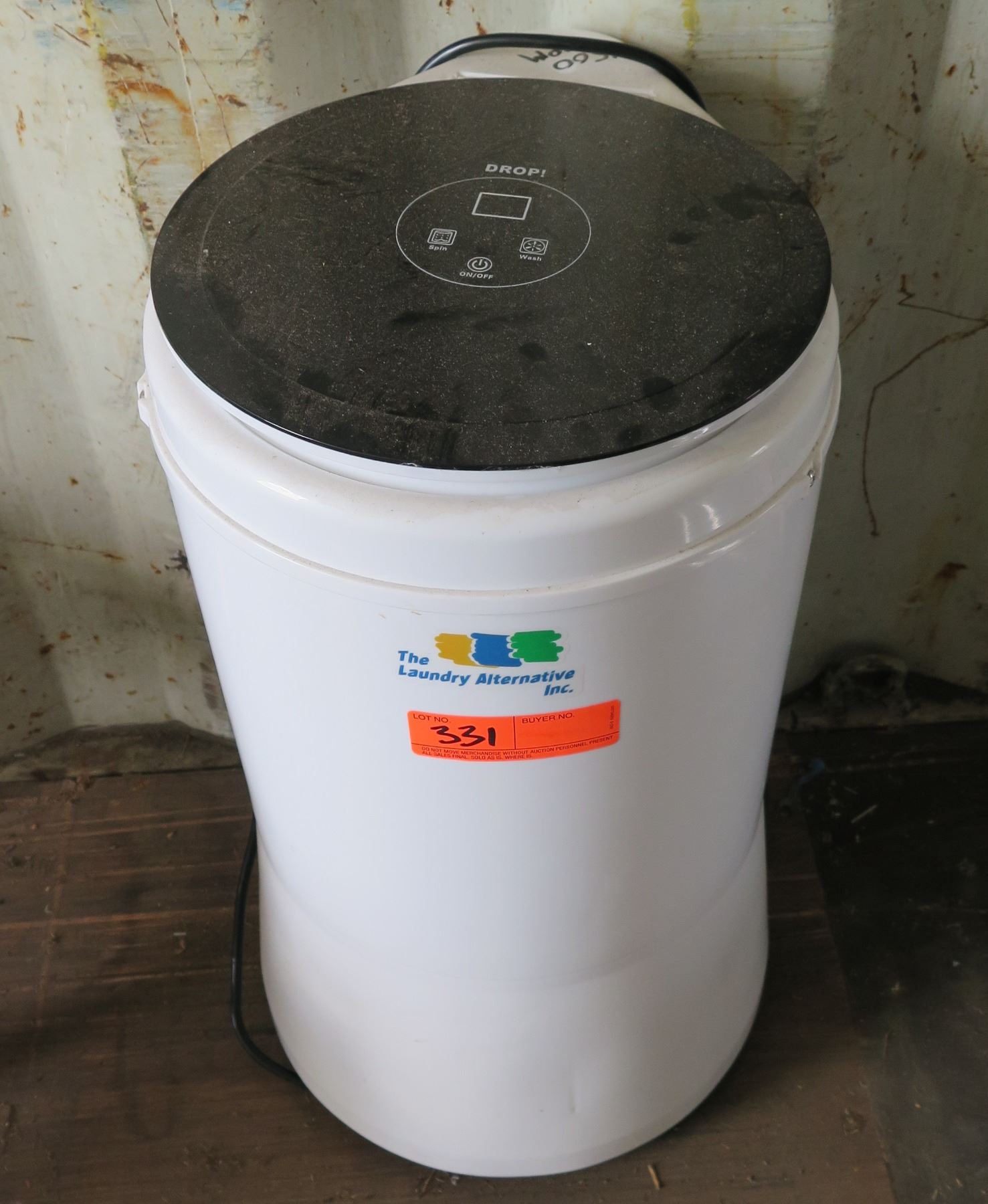 Compact Drop Washing Drop! The Laundry Alternative Compact Countertop Washing Machine & Spinner