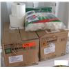 Image 1 : Qty 2 Boxes MicroFlex Neo-Pro Gloves, Paint Rags, etc