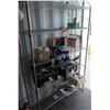 Image 1 : Contents of Shelf: Gauges, Contractor Bags, Brushes, Tools, Wire, etc (shelf not included)