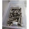 Image 1 : Multiple Stainless Steel Hex Bolts w/ Threaded Ends S31600 Approx. 4.25"L